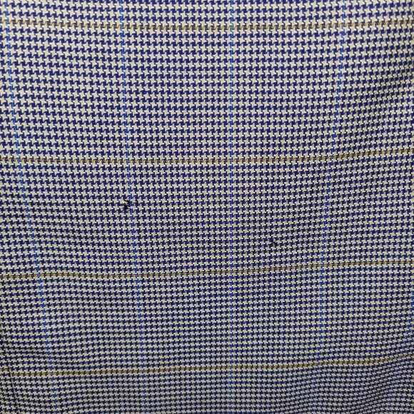 Canali Wool Blazer Mens Brown Houndstooth Italian 2 Button Single Breasted - Picture 7 of 15